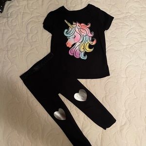 Girls 3T top and leggings